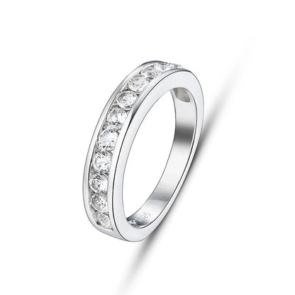 Sterling Silver Blue Sapphire Ring