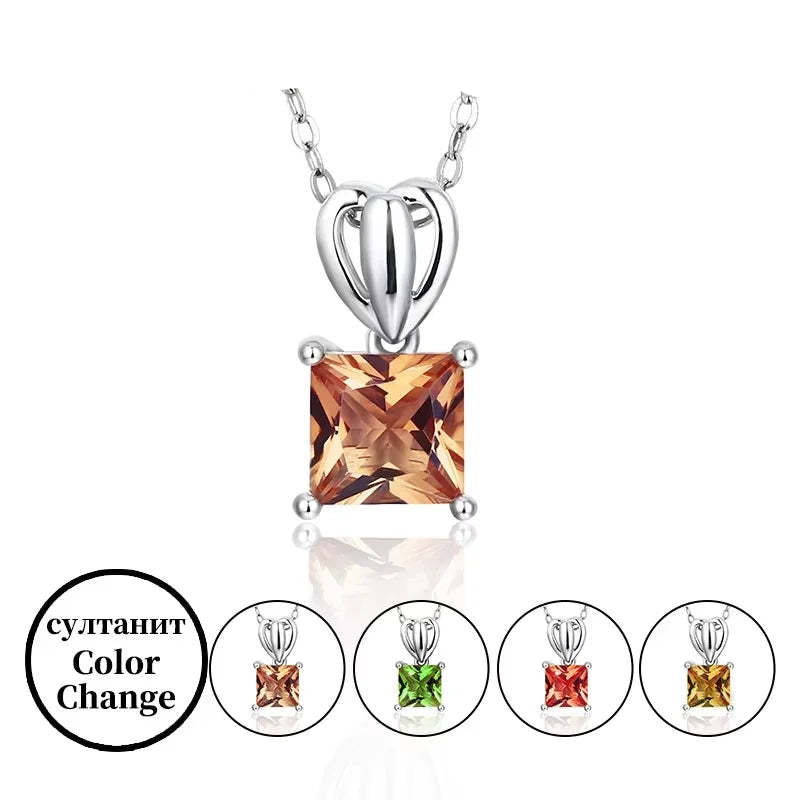 Sterling Silver Zultanite Pendant Necklace