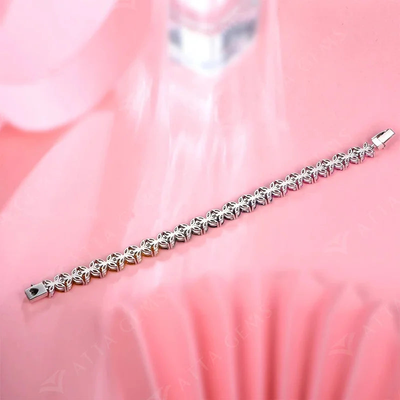 Sterling Silver Sapphire Bracelet