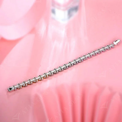 Sterling Silver Sapphire Bracelet