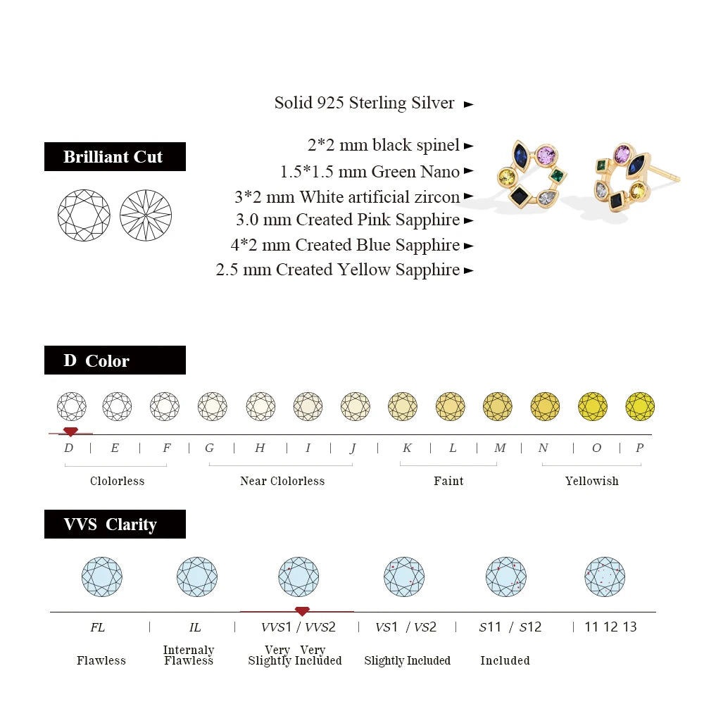 Sterling Silver Stud Earrings