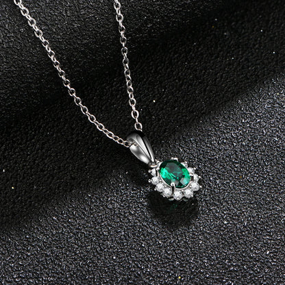 Vintage Sterling Silver Pendant Necklace