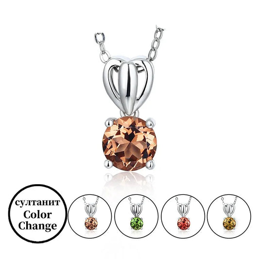 Sterling Silver Zultanite Pendant Necklace