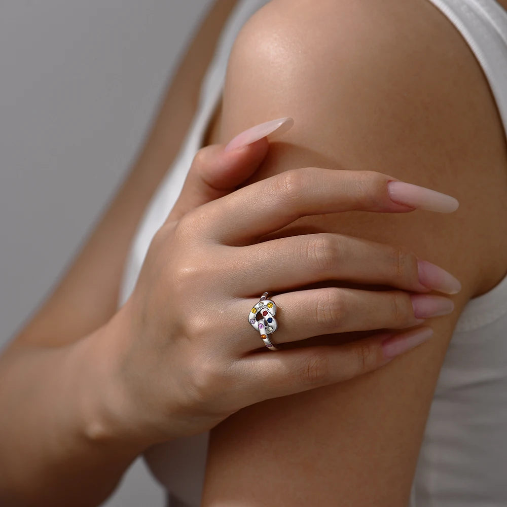 Sterling Silver Love Ring