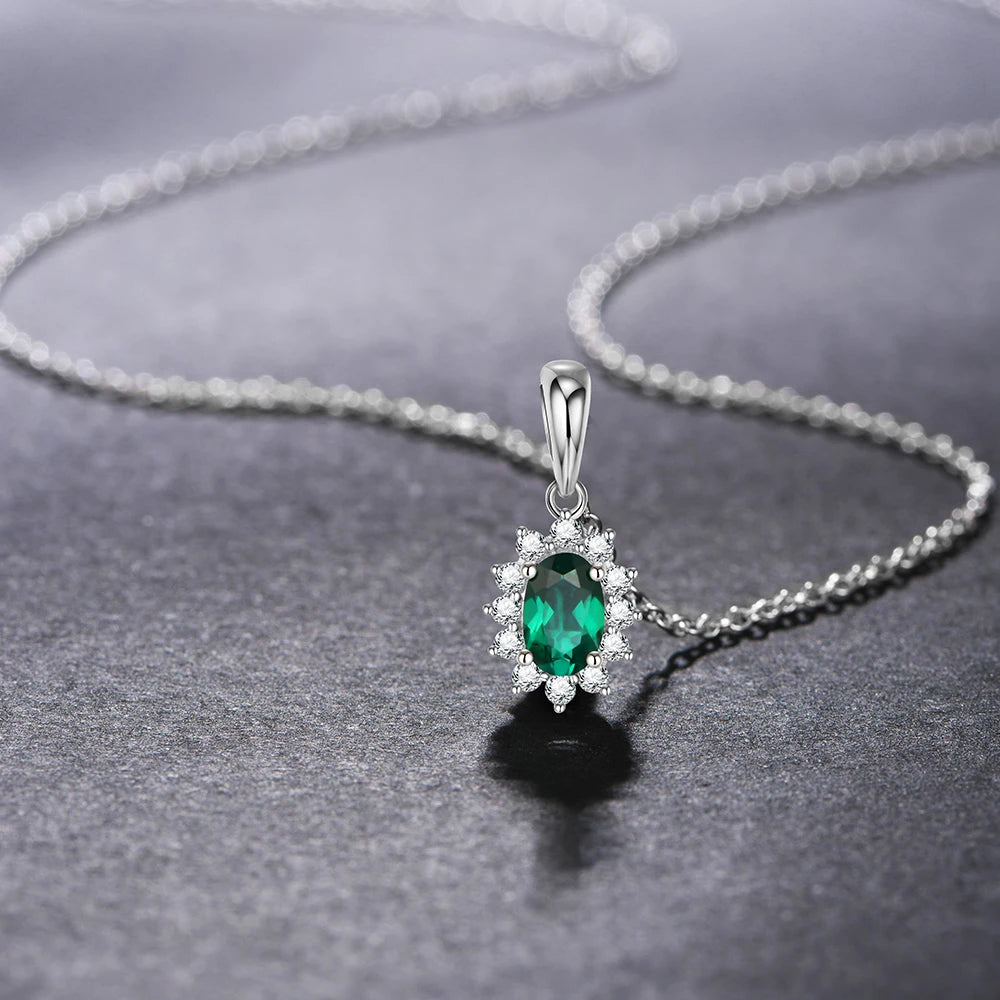 Vintage Sterling Silver Pendant Necklace