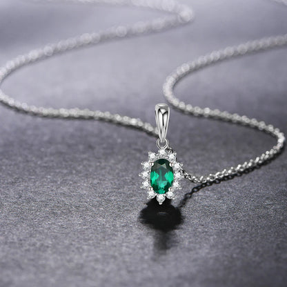 Vintage Sterling Silver Pendant Necklace