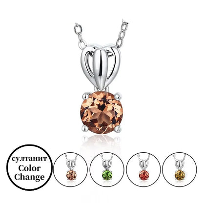 Sterling Silver Zultanite Pendant Necklace