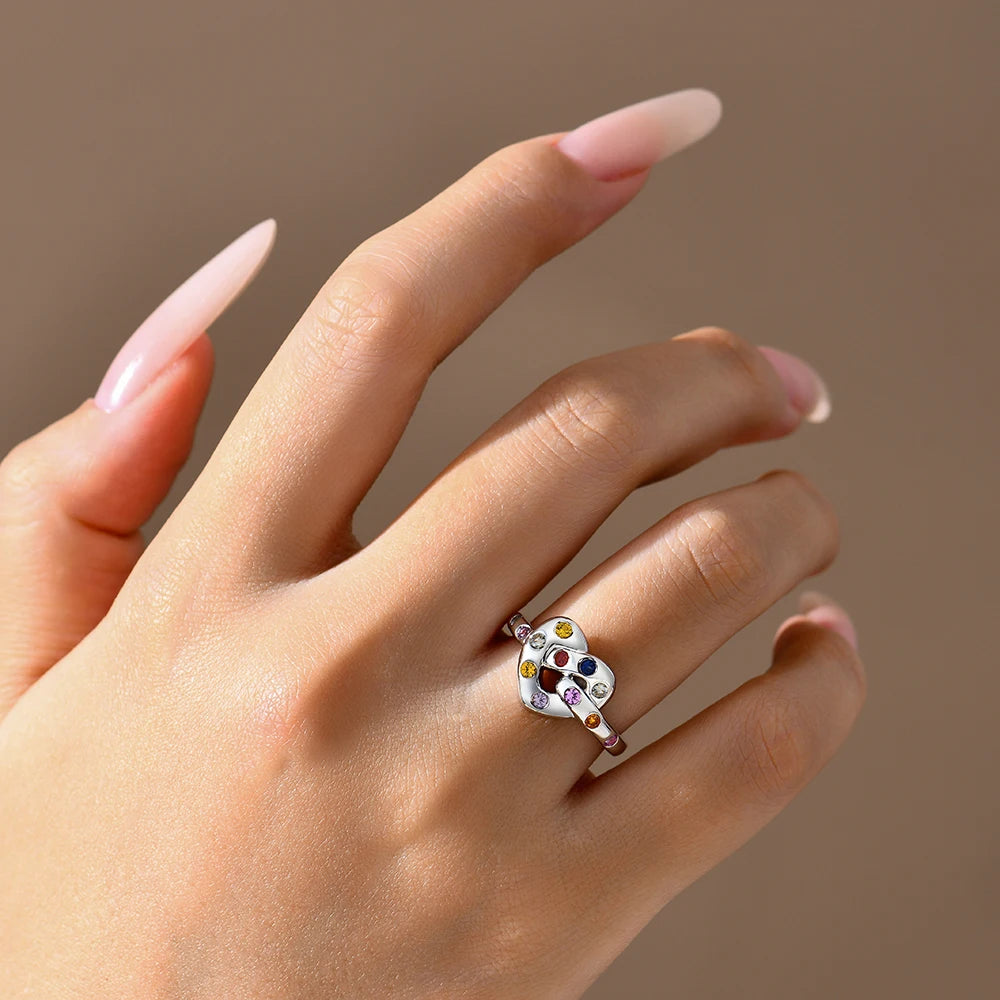 Sterling Silver Love Ring