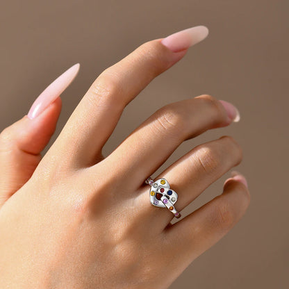 Sterling Silver Love Ring